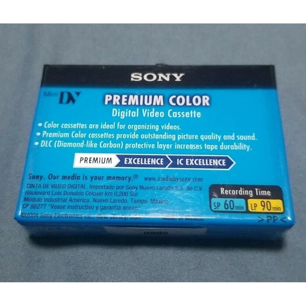 Lot of 4 New sealed Sony DVC 60 Mini Video Tape